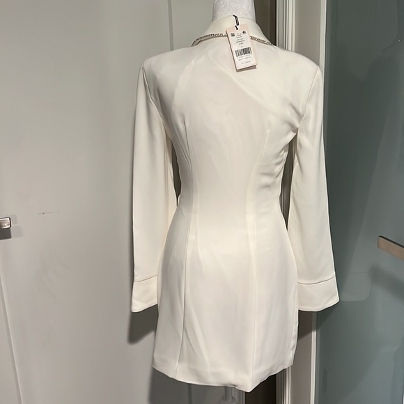 Cinq à Sept Revolve Barette Crystal-Trim Blazer Dress size 2 - Picture 8 of 10